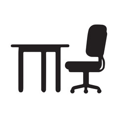 black and white chair