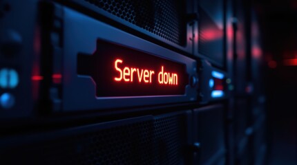 Server down in data center
