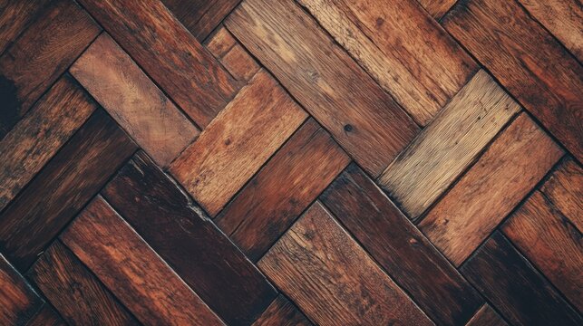 a close up of a wooden floor with a pattern
