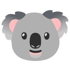 Naklejka premium Koala Face