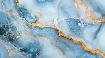 Fototapeta premium a close up of a blue and gold marble