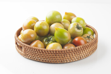 Tomato is an annual plant of the nightshade family. It grows to a height of 1 to 1.5 meters and has opposite, pinnately compound leaves.