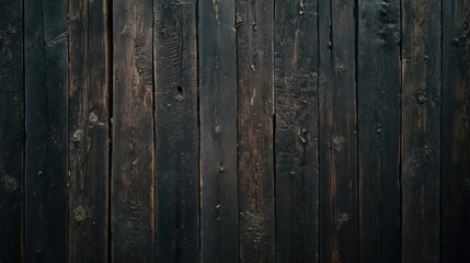Obraz premium a wooden fence with a black background