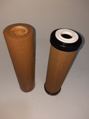 water filter after use