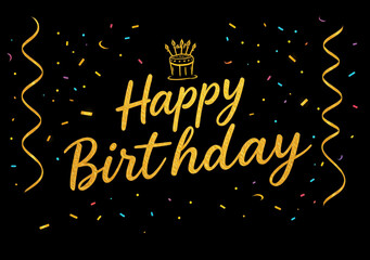 Pattern for birthday cards, covers, wallpaper, decorative paper . Oil painting