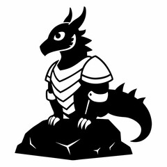 black dragon cartoon