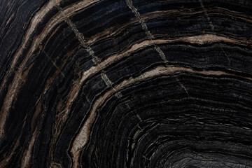 Black Wood marble background, stylish dark texture for design project.