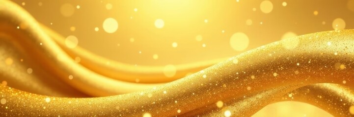 Luxurious gold background with shimmering texture for cosmetic product display, elegance, texture