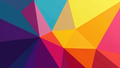 Abstract geometric shapes, vibrant colors, modern style, style, design, wall decor