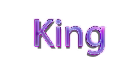 King text effect editable royal and gold customizable font style
