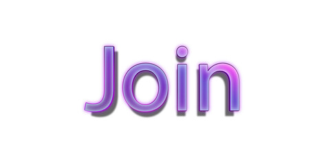 Join 3D editable text effect
