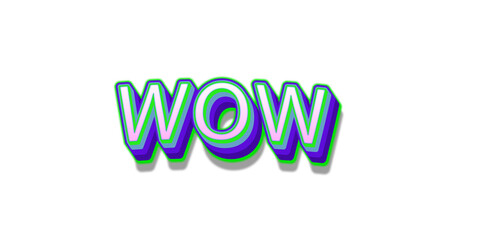 Realistic Wow 3D Bold Text Effect