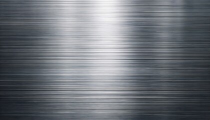 Brushed aluminum texture reflecting soft light with fine parallel scratches