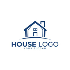 Modern House Logo Design – Perfect for Real Estate, Construction, Architecture, and Home Services

