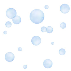 bubbles in water illustration