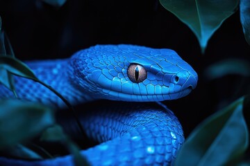 Fototapeta premium close up of a snake