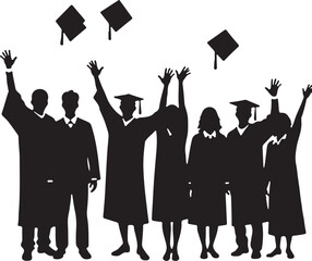 Graduation Celebration Silhouette Bundle