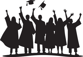 Graduation Celebration Silhouette Bundle