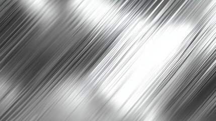 Metal silver texture background or aluminum brushed silver texture with reflection.Abstract background for wallpaper. Generative AI illustration