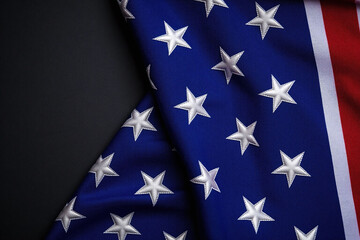 american flag on a black background (3)1