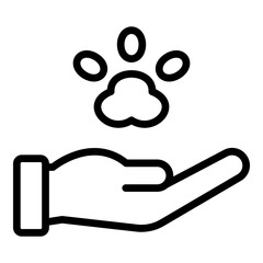 Rehoming Vector Line Icon Design