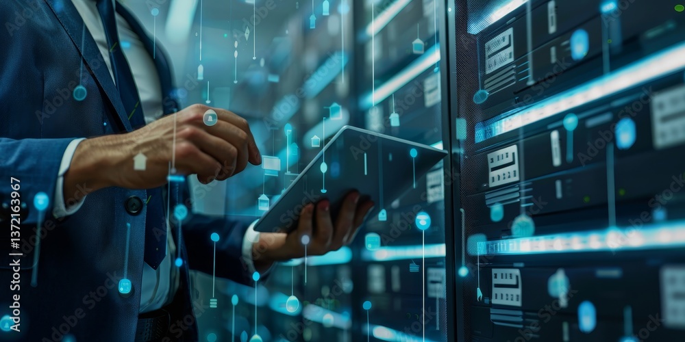 Poster Streamline your business operations with intuitive database solutions for efficient document organization