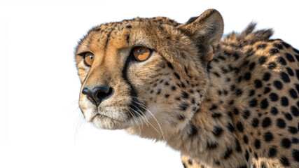 cheetah, isolated transparent background
