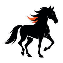 Powerful-Friesian-horse-in-motion 