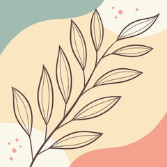 An abstract-vector-artwork-with-watercolor. 