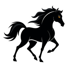 Powerful-Friesian-horse-in-motion 