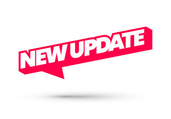 Modern 3D Speech Bubble With Text New Update