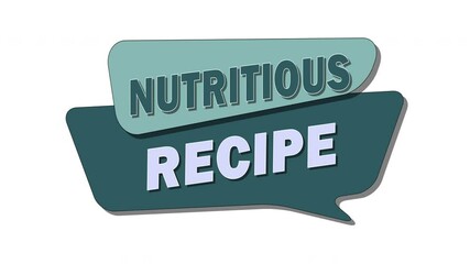 A nutritious recipe provides essential vitamins, minerals, and balanced macronutrients for a healthy diet.