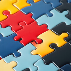 Obraz premium jigsaw puzzle pieces