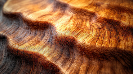 Captivating wooden textures close-up perspective natural environment abstract detailing for visual appeal