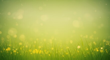 Fototapeta premium Soft Focus Spring Meadow: Dandelions & Gossamer Light
