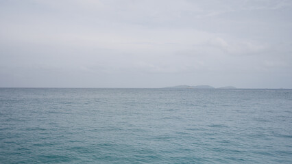 background of calm ocean near Seychelles in january