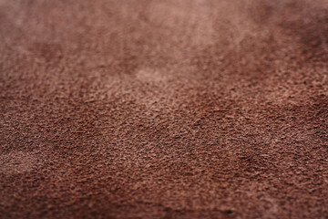 Back side of brown full grain leather background