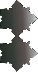 Sleek Glossy Black Icon – Elegant and Modern Symbol for Premium Design