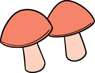 Illustration of mushroom
