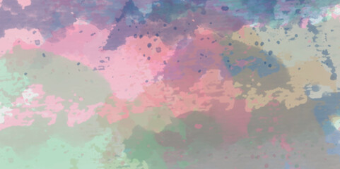 Bold Artistic painted abstract background. Oil drop, ink paper, watercolor abstract background. concrete wall graffiti.Colorful and bright watercolor background texture with grunge watercolor splashes