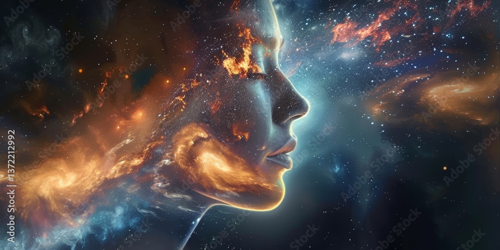 Poster experience a journey of discovery with dynamic imagery of awareness