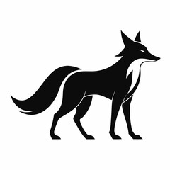 vector image of a fox