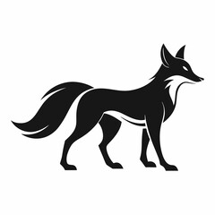 vector image of a fox