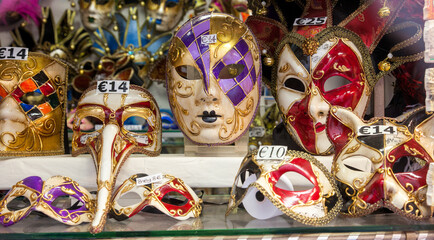 Italian masks in venice