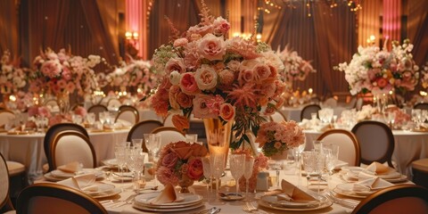 Witness the elegance of gatherings: captivating visuals of chic affairs