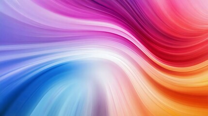 Obraz premium An abstract swirl of vibrant colors including pink, blue, orange, and purple, creating a dynamic and energetic background.