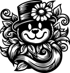 sketch vector illustration silhouette design icon logo symbol monochrome black white animal abstract modern natural