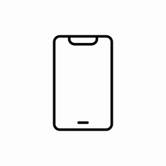 Mobile phone icon vector sign