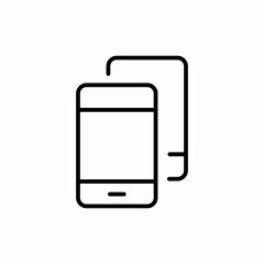Mobile phones icon vector sign