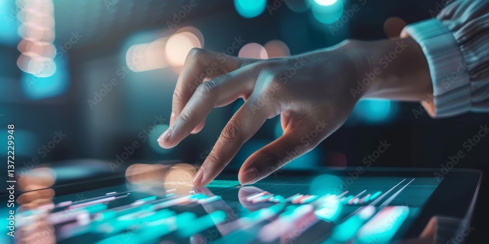 Poster connect with the future of finance through innovative cyber technology solutions